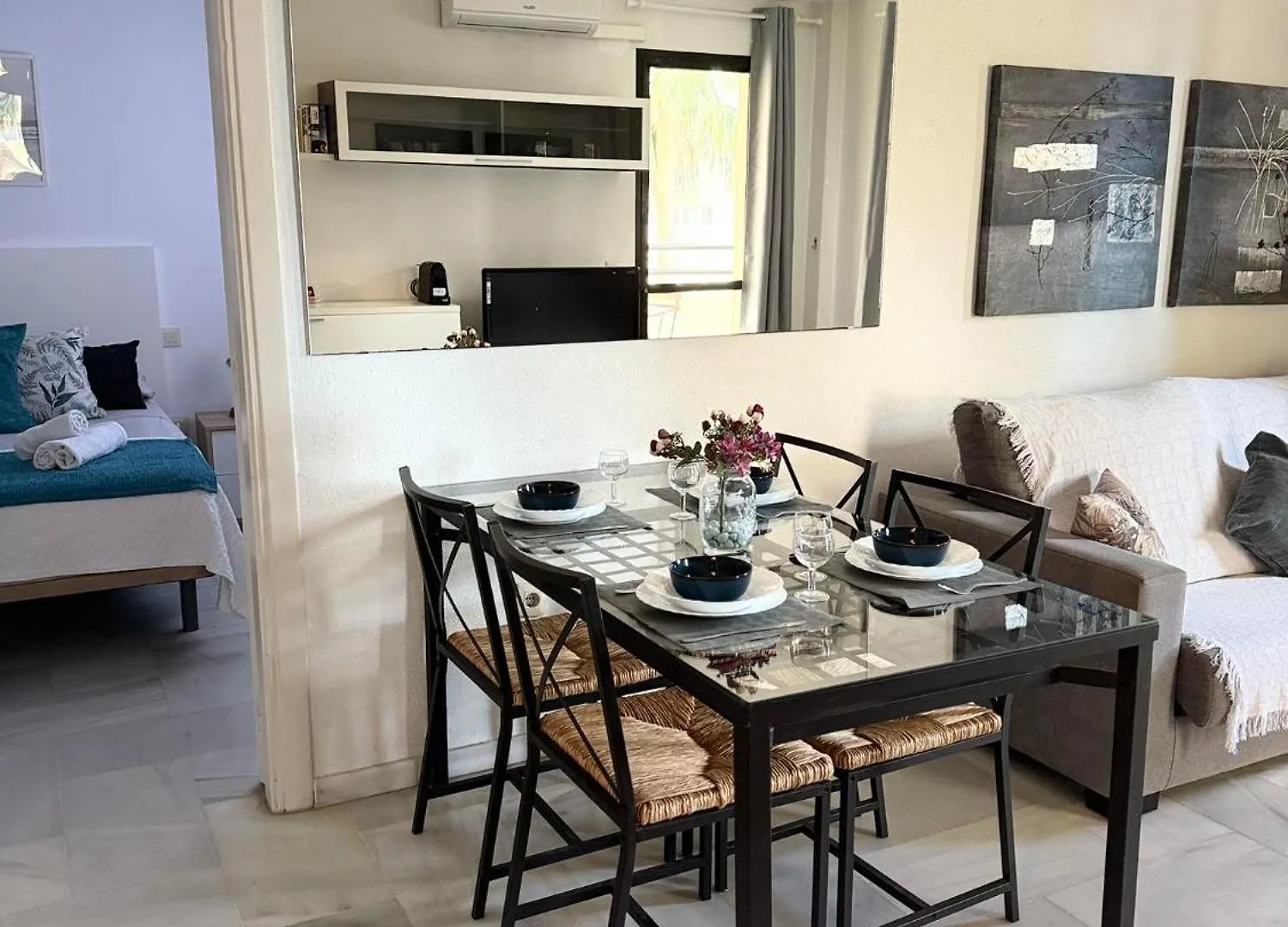 Lägenhet Primera Linea Del Mar - Acceso Directo Playa Carihuela Torremolinos Spanien